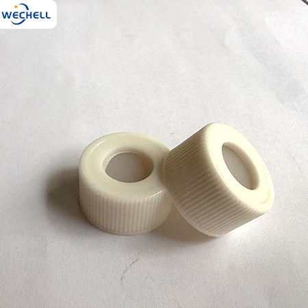 白色实心螺口盖垫,本色PTFE/本色硅胶隔垫
